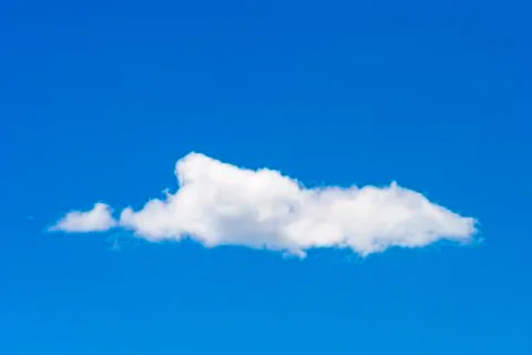 White puffy cloud Stock Photos