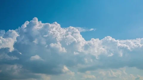 White Puffy Clouds time lapse 스톡 동영상 84567235