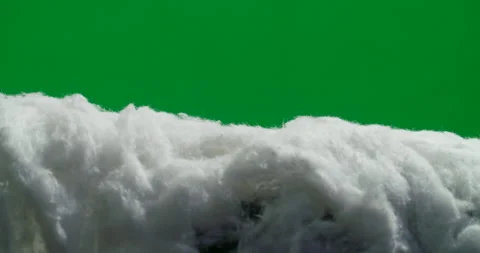 White puffy cumulus clouds movement texture loop able with green screen bg Stock Footage 154272774