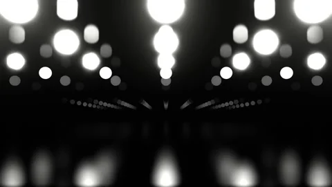 White Pulsating Disco Light Background VJ Loop l 4K Stock Footage 305550437