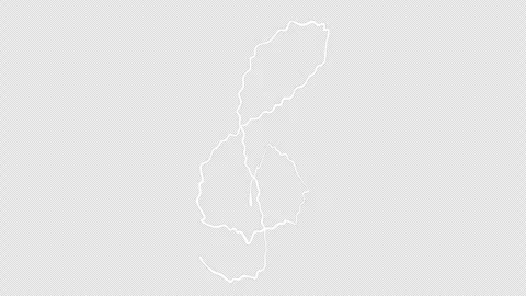 A white pulsating note on a black screen. Stock Footage 300615425