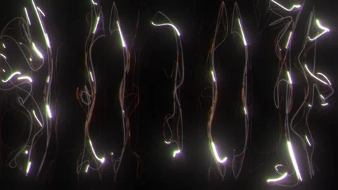 White Purple Glitch Light Flow Stock Footage 326724876