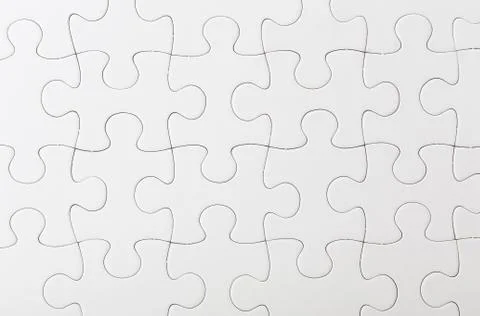White puzzle Stock Photos