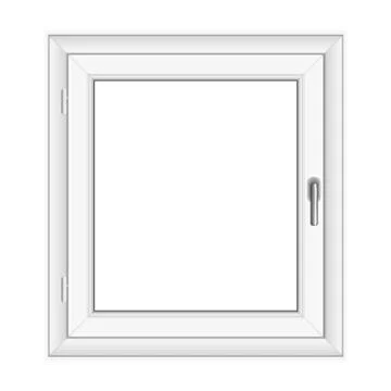 White PVC vector window Stock Illustration