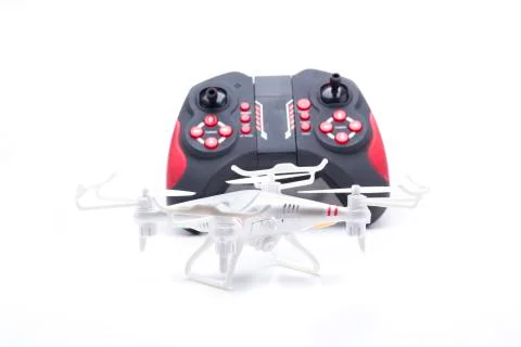 White  quadcopter Stock Photos