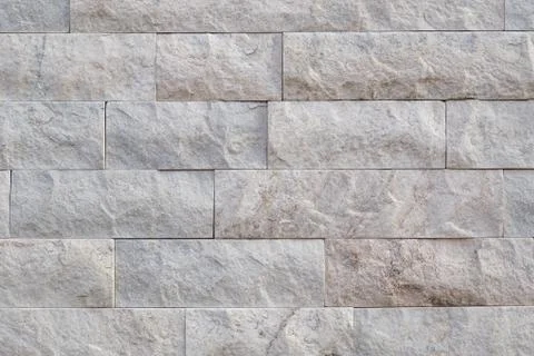 White quartz marble brick background photograph. Stock Photos
