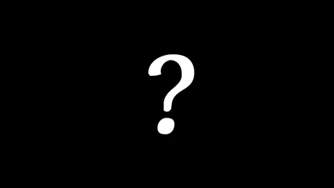 White Question Mark Falling Animation Inquiry Mystery FAQ Loop Stock Footage 325358613