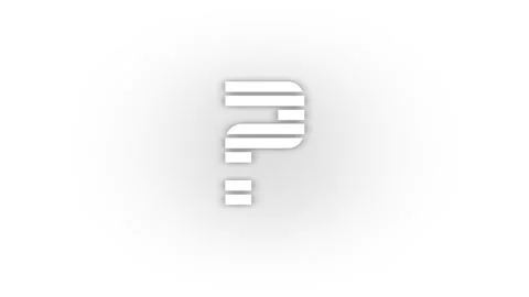 White question mark icon with shadow isolated on white background. Stock Footage 205586956