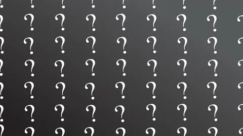 White Question mark sign on black Stock Footage 140268789