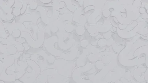 White Question Mark Transition Isolated on alpha background Stock Footage 237598827