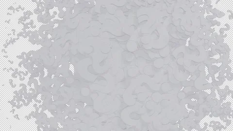 White Question Mark Transition Isolated on alpha background Stock Footage 237598852