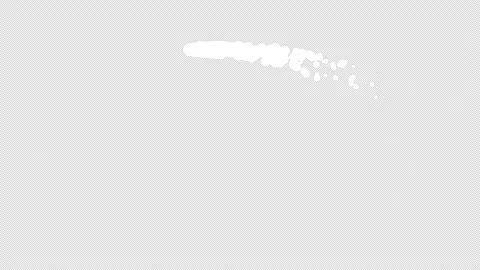 White quick Liquid element and transition swirl wave. 2D FX smoke or splash. Stock Footage 170572394