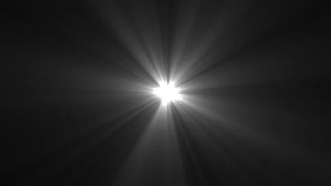 White radial light rays burst animation with glowing motion flare at the center. Stock Footage 328946352