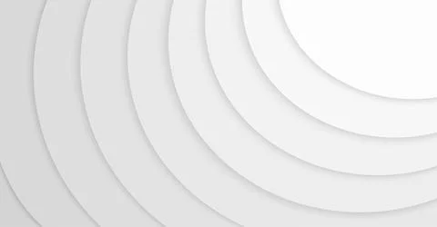 White Radial Shapes Elegant Vector Abstract Background Stock Illustration