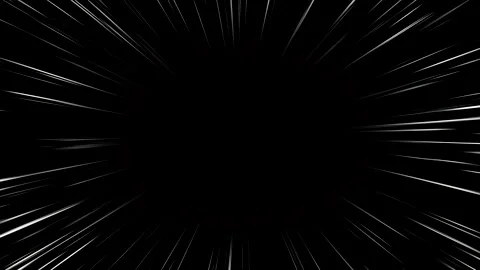 White radial speed lines seamless motion. Manga and anime style Stock-Footage 279899370