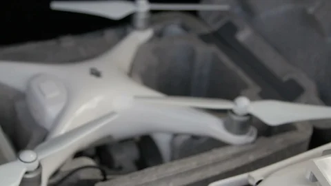 White radio remote control we prepared for use Stock Footage 87272831