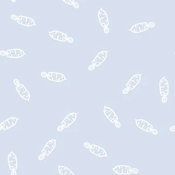 White radish line vector seamless pattern 스톡 일러스트