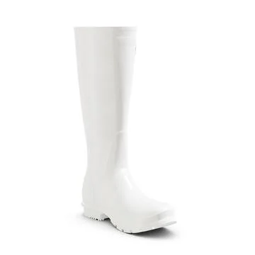 A white Rain Boot isolated on a white background Stock Illustration