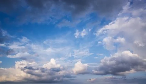White rain clouds Stock Photos