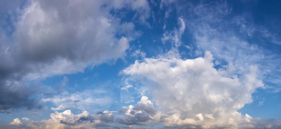 White rain clouds Stock Photos