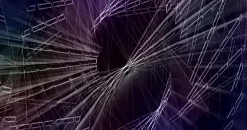 White rays of light form bizarre patterns Stock Footage 249743528