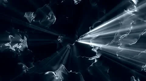 White Rays Of Light Within Fantasy Abstract 스톡 동영상 12075959