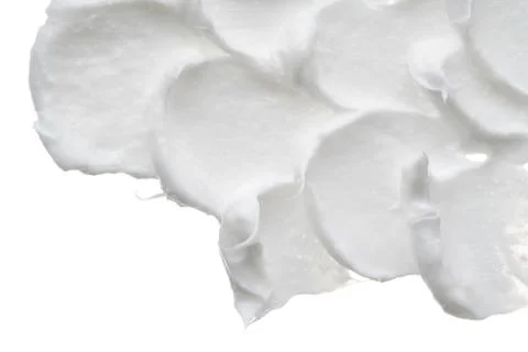 White ?reamy texture isolated on white Stock Photos