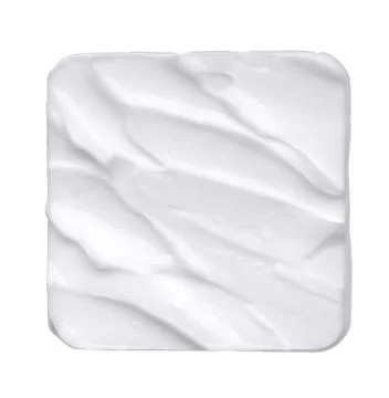 White ?reamy texture in stencil isolated on white Stock Photos