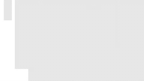 White rectangle down to left 4k transition transparent background Stock Footage 316734222