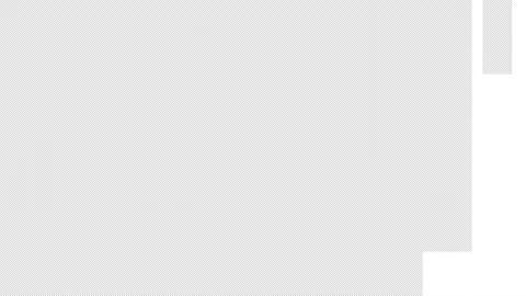 White rectangle down to right 4k transition transparent background Stock Footage 316734324