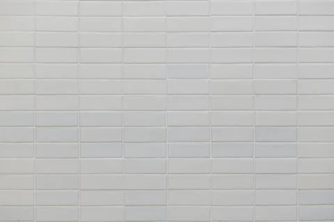 White rectangle mosaic tiles texture background Stock Photos