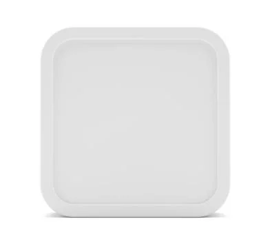White rectangle with rounded corner イラスト素材