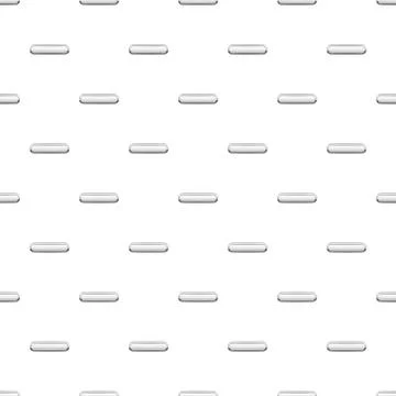 White rectangular button pattern Stock Illustration