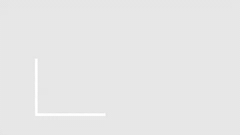 White Rectangular Line Motion Animation Dynamic Corner Frame Graphic Overlay 스톡 동영상 346486576