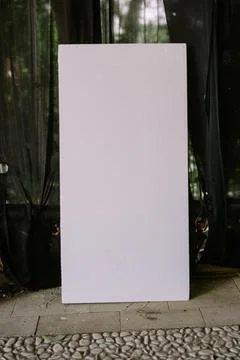 White rectangular styrofoam block Stock Photos