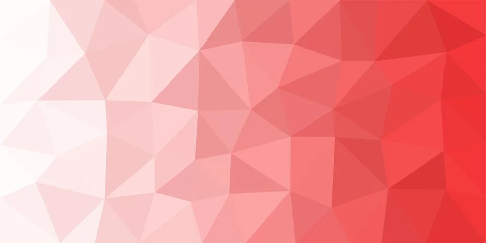 White Red Low Poly Vector Background Иллюстрация