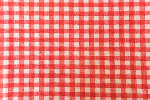 White red patterned fabric 写真素材