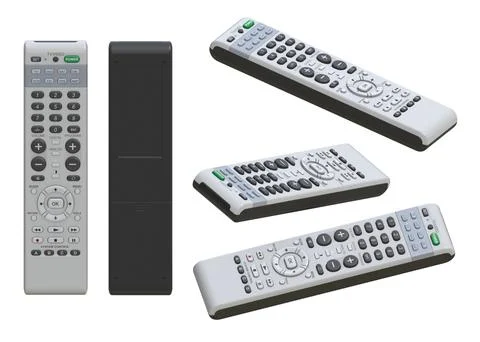 White Remote Control Stock Photos