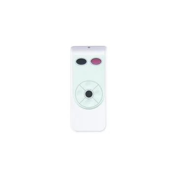 White remote controller, isolated on white background. Stock Photos