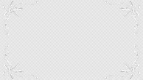White retro chalk frame, animation. Stockbeeldmateriaal 333470261