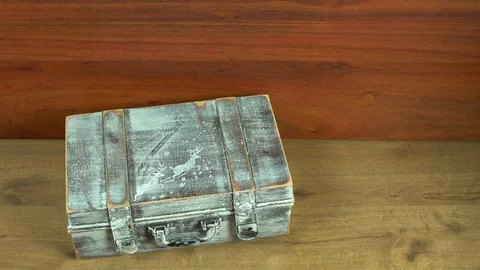 White retro ice skates Stock Footage 70128098