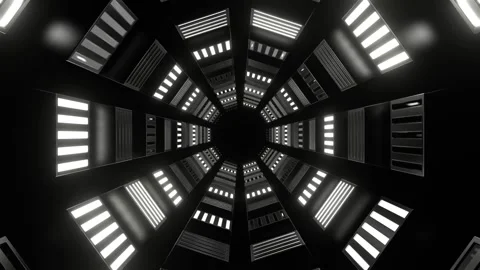 White Reverse Slowed Strobe Tunnel Background VJ Loop in 4K Stock Footage 276549161