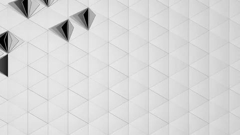 White reversing triangles. seamless loop. Stock Footage 81071216