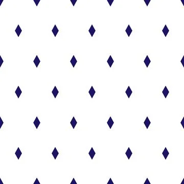 White Rhombus Pattern Design with Small Black Shapes Stock Illustration