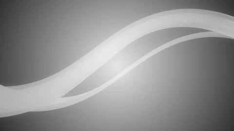 White ribbon flowing Stock Footage 53203202