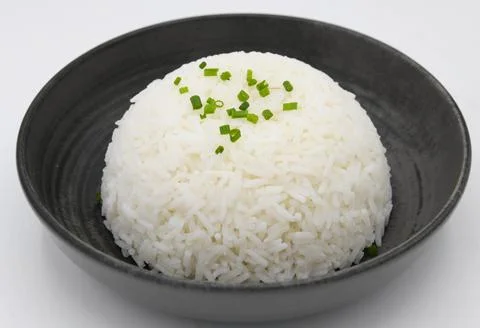 White rice of the basmati type Stock Photos