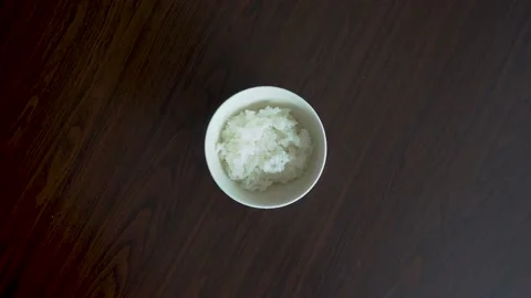 White rice Stock Footage 164953469