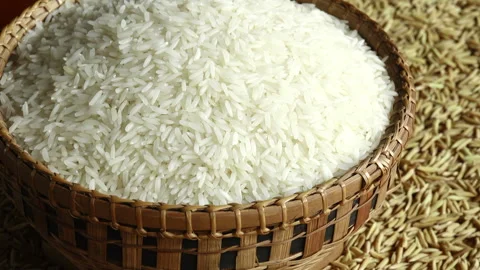 White rice 스톡 동영상 274115100