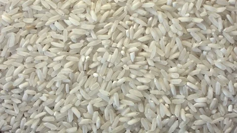 White rice heap on the table 動画素材 79358779