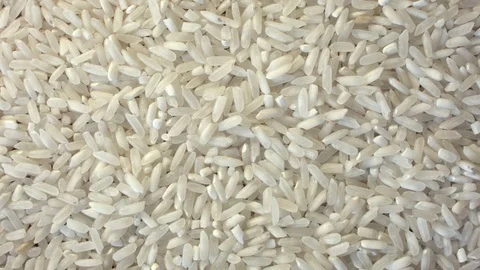 White rice heap on the table Vídeos de archivo 79366755